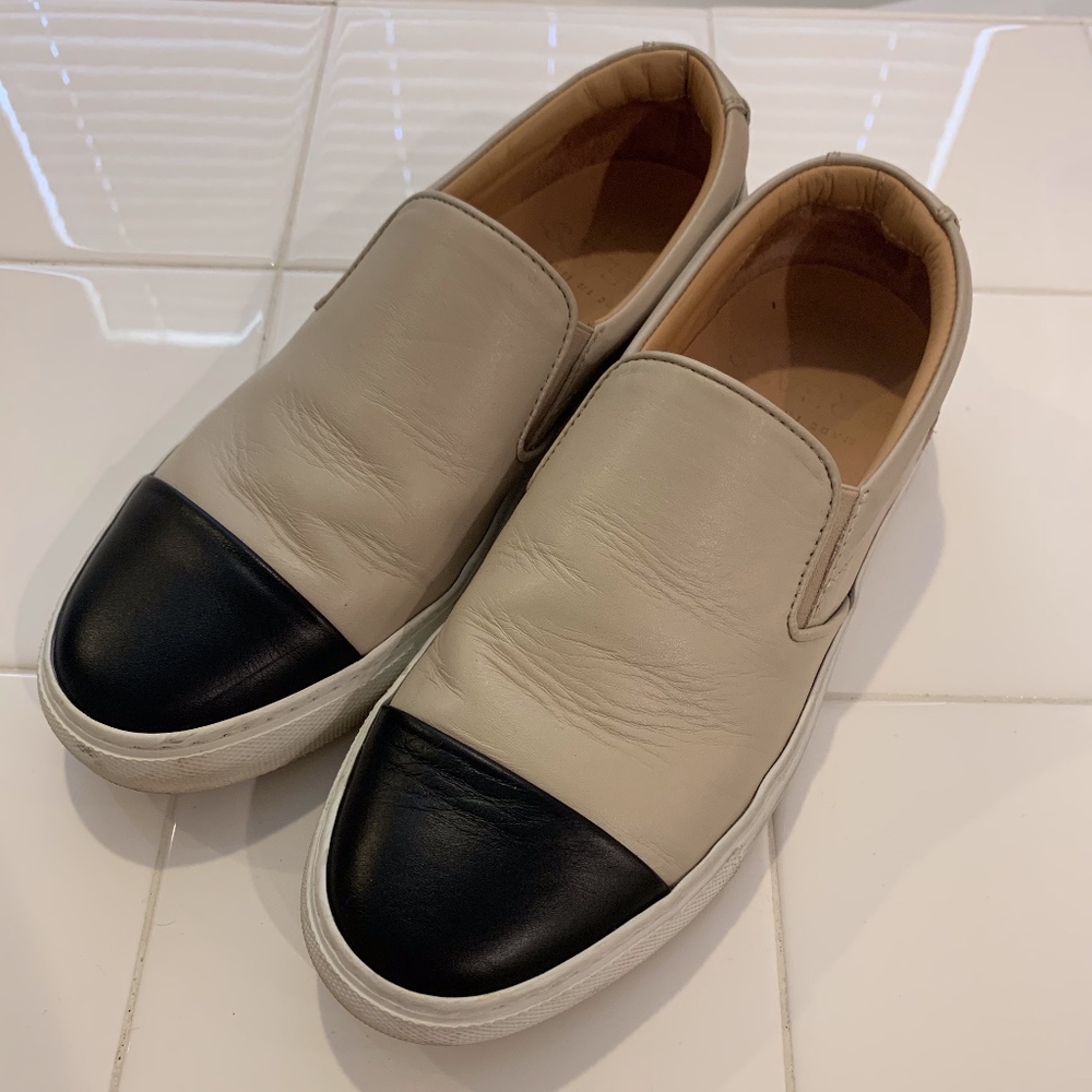 Greats Women's Sneakers in Cream and Black